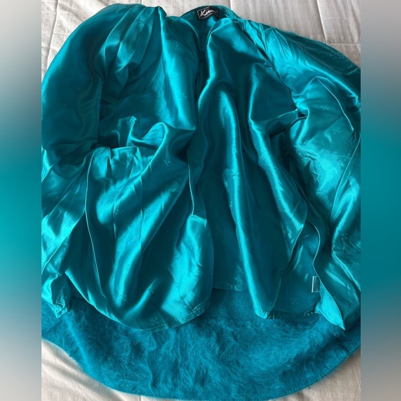 Rare Vintage Angora Embroidered Beaded NWT Dead-stock Turquoise Cardigan M - Picture 8 of 16